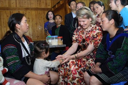 Belgian Queen impressed by Vietnam’s progress in child protection