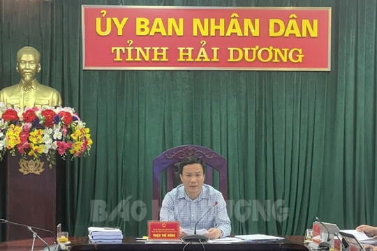 Xem xét đồ án quy hoạch 2 cụm công nghiệp và 3 dự án thuỷ lợi, đê điều