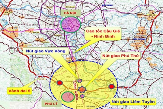 Xây dựng nút giao hai tầng kết nối với cao tốc Cầu Giẽ - Ninh Bình