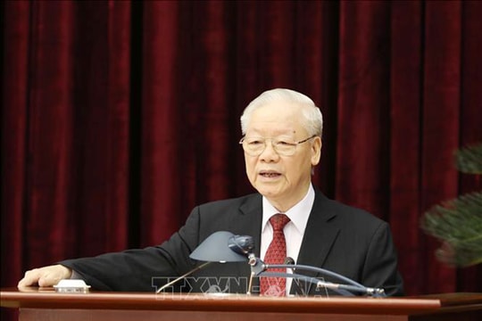 Kết thúc ngày làm việc thứ nhất của Hội nghị giữa nhiệm kỳ Ban Chấp hành Trung ương Đảng khoá XIII