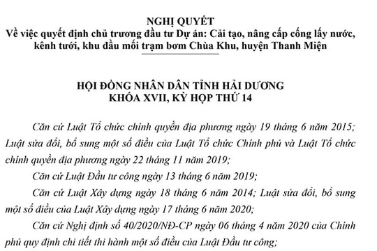 Hải Dương đầu tư gần 9 tỷ đồng cải tạo, nâng cấp trạm bơm Chùa Khu