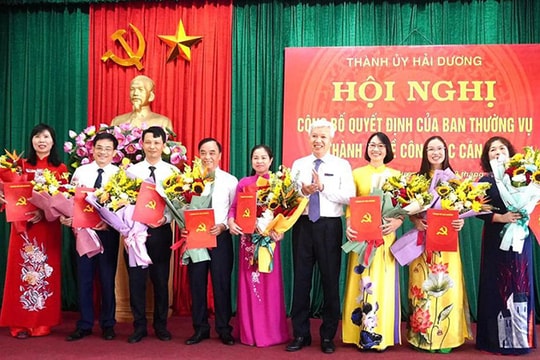 84% số xã, phường của TP Hải Dương có Bí thư cấp ủy không phải người địa phương