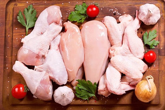 Thịt gà để được trong tủ lạnh bao lâu?