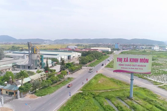 Khu dân cư mới phía nam phường An Lưu có diện tích gần 45 ha