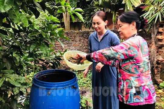 26% số hộ ở Gia Lộc phân loại rác thải tại nguồn