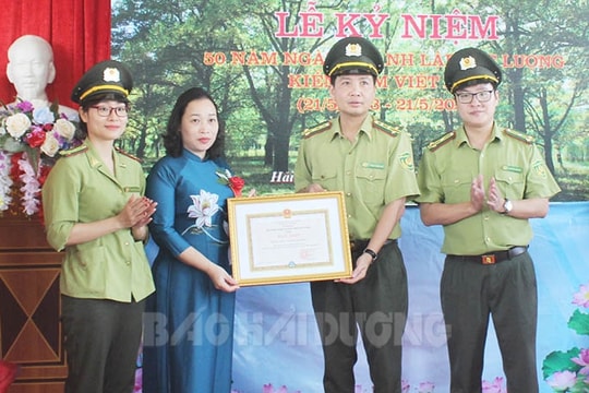 Chi cục Kiểm lâm Hải Dương kỷ niệm 50 năm ngày thành lập