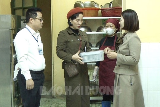 Kiến nghị dừng hoạt động đối với 2 cơ sở kinh doanh suất ăn bán trú ở Chí Linh