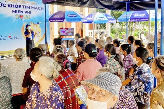 2.700 người được khám, tư vấn sức khỏe tim mạch miễn phí 