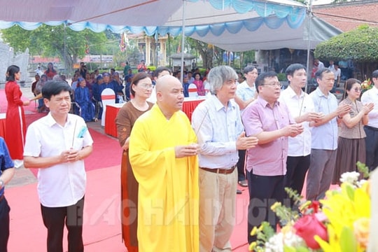 Cẩm Giàng dâng hương tưởng niệm Đại danh y, Thiền sư Tuệ Tĩnh