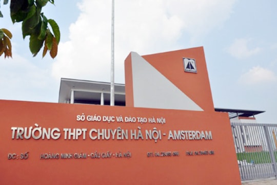 Điểm học bạ đa số đạt 10 mới được dự tuyển lớp 6 Trường chuyên Hà Nội - Amsterdam