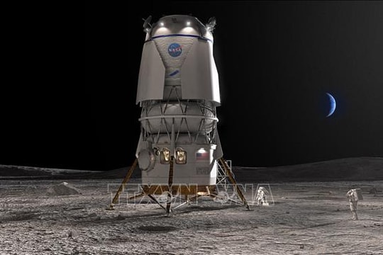 NASA ''bắt tay'' cùng Blue Origin trong nỗ lực khám phá Mặt Trăng