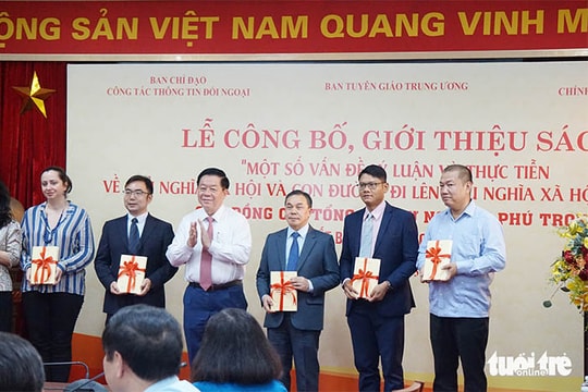 Sách của Tổng Bí thư Nguyễn Phú Trọng được dịch ra 7 thứ tiếng, 11.000 bản