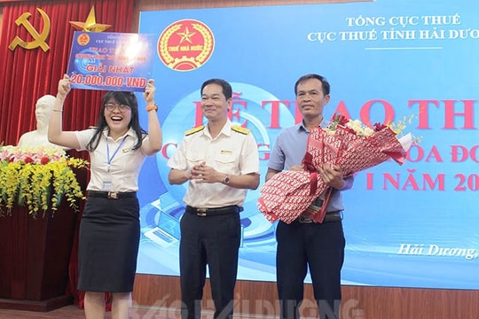 Người đầu tiên có mã số thuế thuộc Cục Thuế tỉnh trúng thưởng