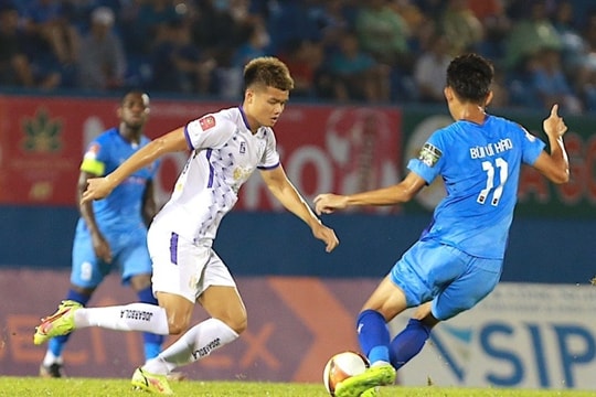 Tuyển thủ U22 Việt Nam cứu Hà Nội FC thoát thua câu lạc bộ Bình Dương
