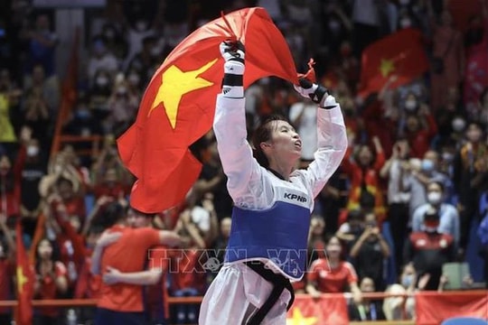 Nữ võ sĩ Việt Nam tạo ''địa chấn'' khi đánh bại đương kim vô địch Taekwondo thế giới