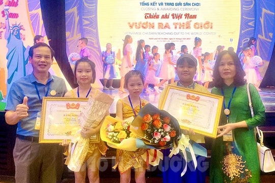 [Video] Hai Duong pupils come third in "Vietnamese children reaching out to the world" contest