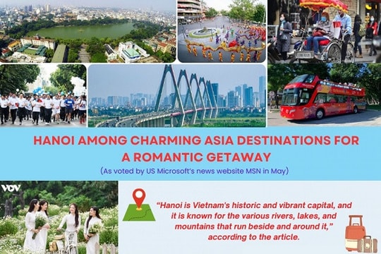 [Infographic] Ha Noi listed among charming Asia destinations for romantic getaway