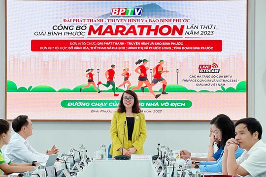 BPTV công bố giải Bình Phước marathon lần thứ I, năm 2023