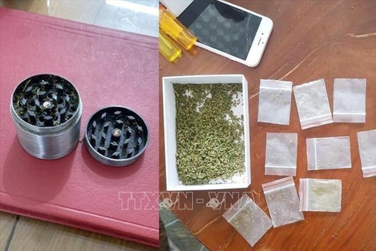 Bắt nhóm đối tượng buôn bán cần sa trái phép