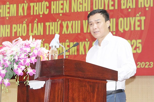 Đảng bộ TP Hải Dương cần hướng tới những mục tiêu xa hơn 
