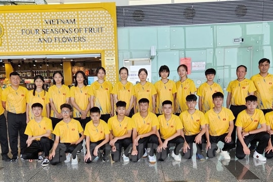 Hai tay vợt Hải Dương dự Giải bóng bàn trẻ Đông Nam Á