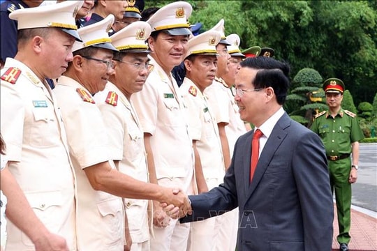 Chủ tịch nước Võ Văn Thưởng gặp mặt các điển hình tiên tiến phòng, chống ma túy