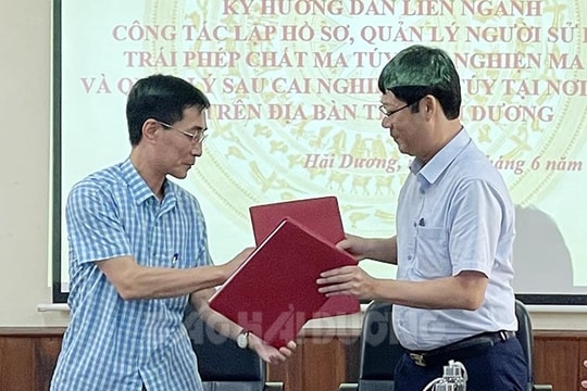 Hướng dẫn lập hồ sơ, quản lý người cai nghiện ma túy tại nơi cư trú