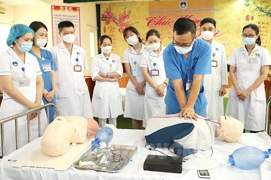 Đào tạo tại chỗ ở Bệnh viện Đa khoa Hải Dương