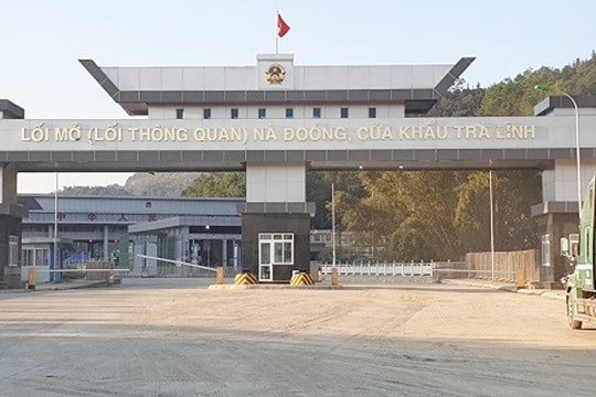 Điều chỉnh việc giao nhận hàng hóa qua một số cửa khẩu biên giới của Cao Bằng 