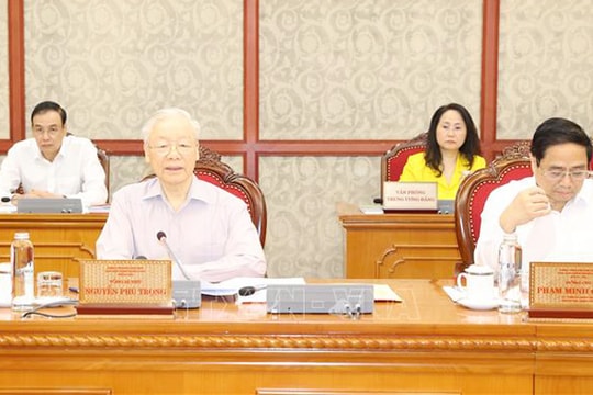 Bộ Chính trị, Ban Bí thư cho ý kiến về Đề án tổng kết 20 năm thực hiện Nghị quyết số 23-NQ/TW