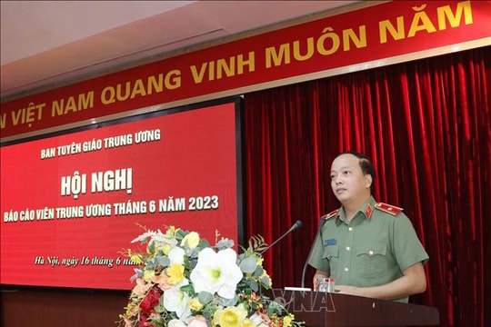 Ban Tuyên giáo Trung ương tổ chức Hội nghị báo cáo viên Trung ương tháng 6.2023