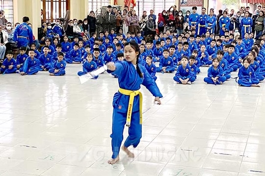 Vovinam phát triển mạnh ở Cẩm Giàng