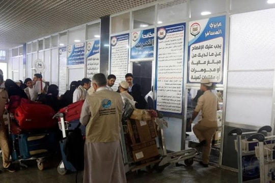 Yemen khởi hành chuyến bay đầu tiên đến Saudi Arabia sau 7 năm