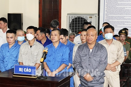 Hải Dương đang xét xử Thủy "gỗ" cùng 32 đồng phạm