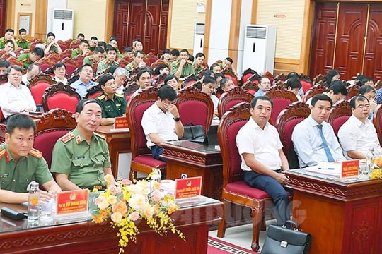 Xây dựng lực lượng công an tỉnh Hải Dương thật sự trong sạch, vững mạnh, chính quy, tinh nhuệ, hiện đại 