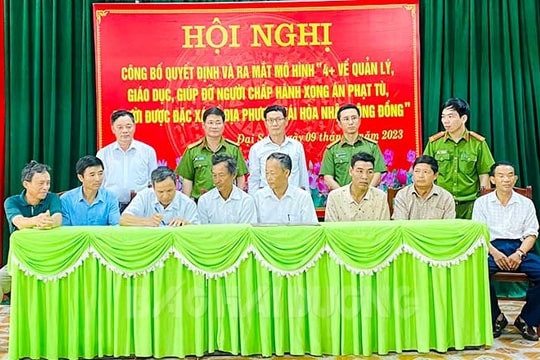 5 địa phương ở Tứ Kỳ thành lập mô hình giúp đỡ người chấp hành xong án phạt tù