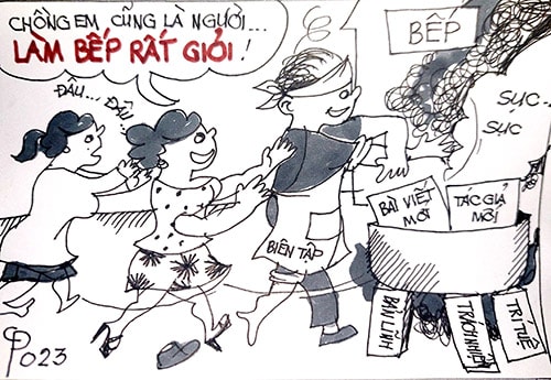 "Anh nuôi" nghề báo
