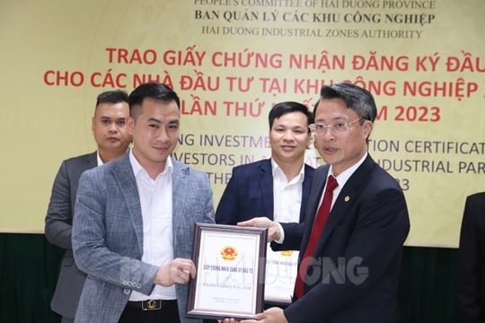 Các khu công nghiệp thu hút thêm 23 dự án FDI