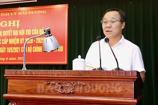 Đảng bộ Văn phòng Tỉnh ủy Hải Dương thực hiện tốt công tác tham mưu, giúp việc