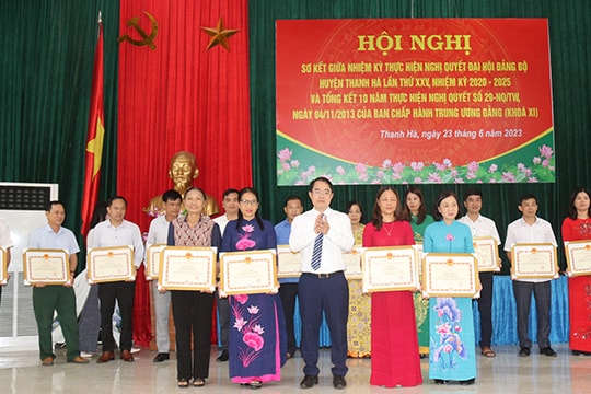 Thanh Hà tăng 27 trường đạt chuẩn quốc gia 