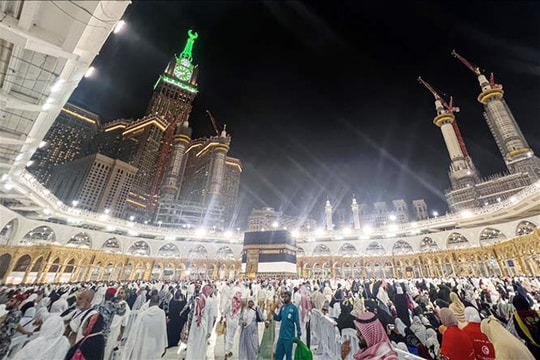 Saudi Arabia đón dòng người dự lễ hành hương Hajj đông nhất từ năm 2019