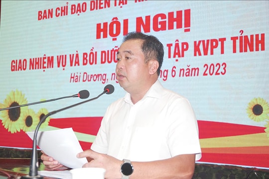 Làm tốt công tác chuẩn bị diễn tập khu vực phòng thủ tỉnh Hải Dương