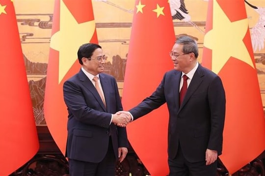 Thủ tướng Phạm Minh Chính hội đàm cùng Thủ tướng Trung Quốc Lý Cường 