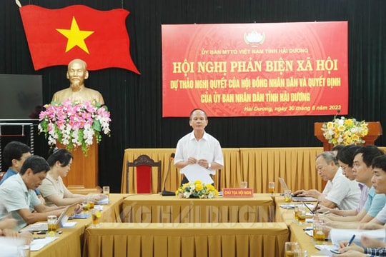 Ủy ban MTTQ tỉnh Hải Dương phản biện chính sách đóng bảo hiểm y tế cho người cao tuổi