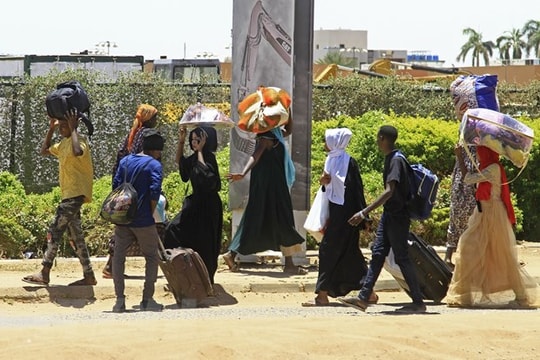 Hơn 2,6 triệu người Sudan phải rời bỏ nhà cửa do xung đột