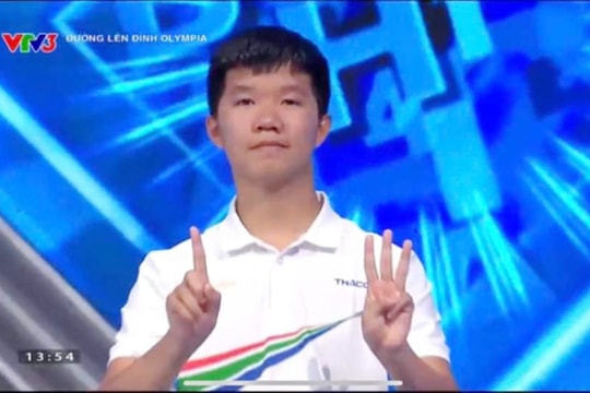 Nam sinh xứ Thanh vào chung kết Đường lên đỉnh Olympia