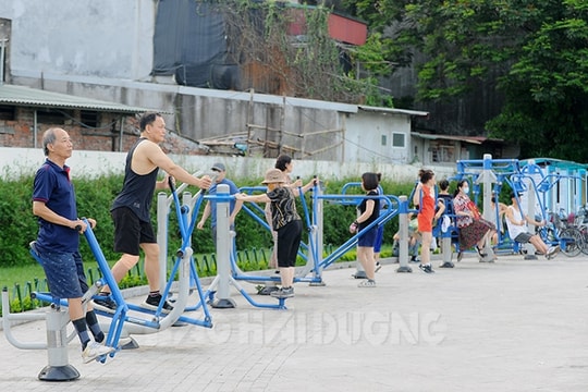 Người dân TP Hải Dương hăng say rèn luyện thể dục thể thao