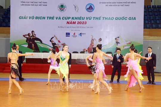 Giải Vô địch trẻ và Cúp Khiêu vũ thể thao quốc gia: Hà Nội, Quảng Ninh nhất toàn đoàn