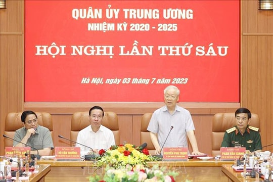 Tổng Bí thư Nguyễn Phú Trọng chủ trì Hội nghị Quân ủy Trung ương