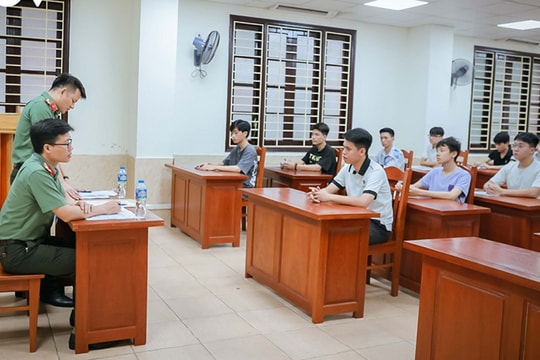 16.000 thí sinh bước vào kỳ thi đánh giá của Bộ Công an